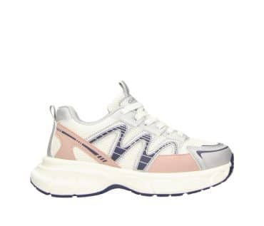 2BB3250101 8271 Silver-Pink Pu Combi Sneaker