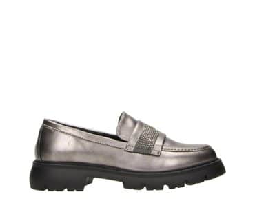 2AA2441901 Pewter PU Loafer