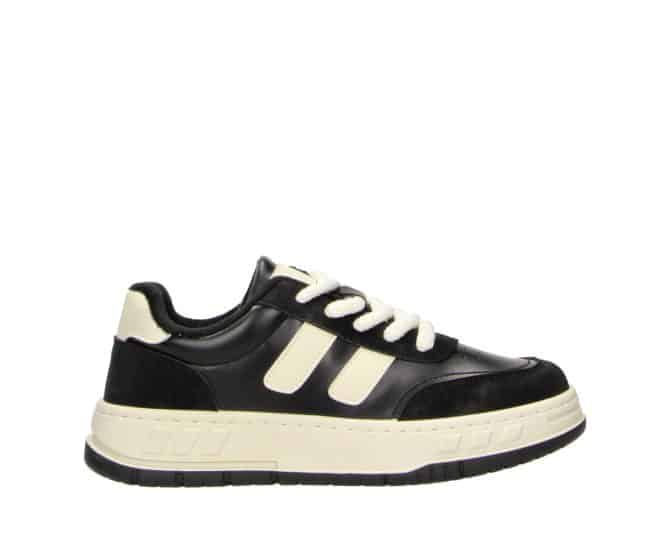 2BB3260101 2100 Black Pu Combi Sneaker