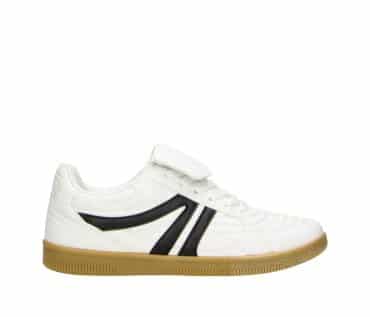 2DD0500103 1121 White-Black Pu Sneaker