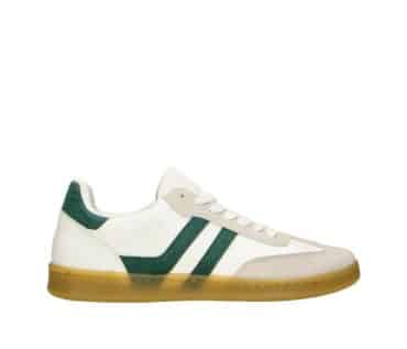 3JK1050101 1195 White-Green Pu Men’s Sneaker