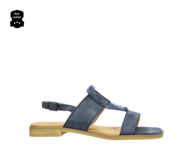 2NU0160802 4500 Jeans Suede Goat Leather Sandal