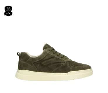 3LL0210101 9700 Khaki Suede Leather Men's Sneakers