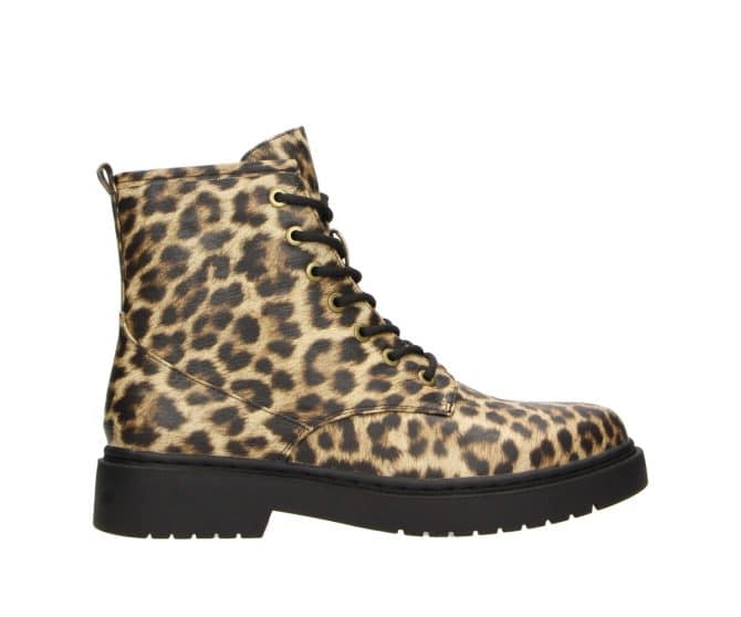 2AA2230201 3900 Leopard Pu Combat Boot