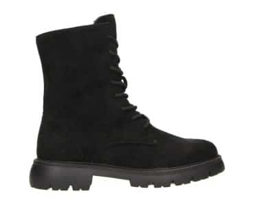 2AA2440201 2100 Black Pu Combat Boot