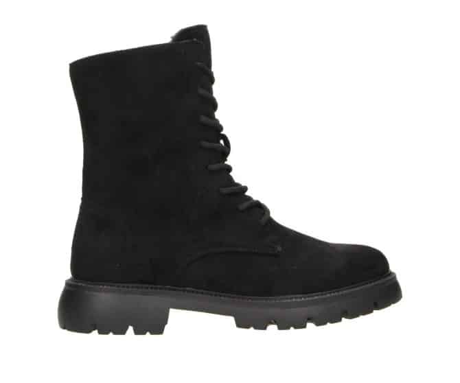 2AA2440201 2100 Black Pu Combat Boot