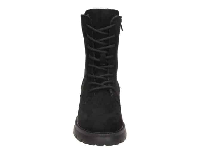 2AA2440201 2100 Black Pu Combat Boot