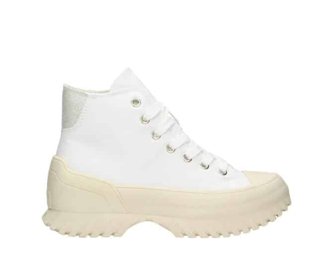 2AA2580201 1100 White Textile Sneaker