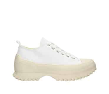 2AA2580301 1100 White Textile Sneaker