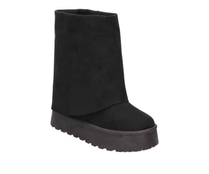 2BB2211201 2100 Black Textile MF Cozy Boot