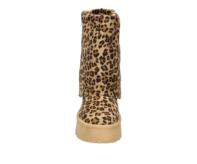 2BB2211201 3900 Leopard Textile MF Cozy Boot