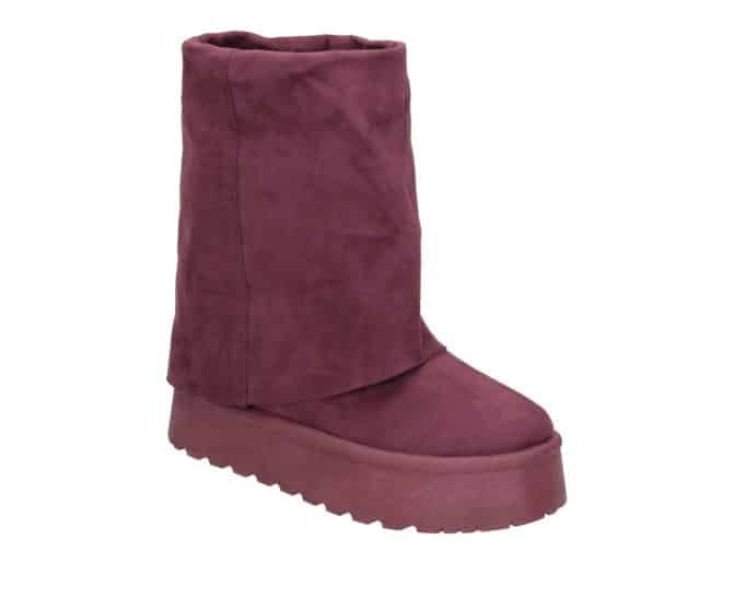 2BB2211201 6200 Bordeaux Textile MF Cozy Boot