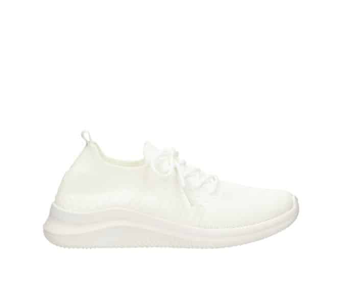 2BB3680102 1100 White Textile Flyknit Sneaker