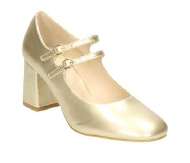 2TT0381501 8500 Gold PU Metallic Mary Jane