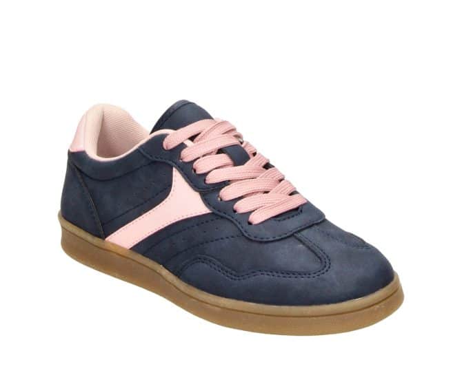 1.10259864 4171 Navy-Pink PU Sneaker