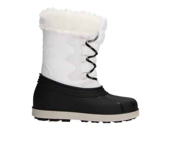 1VI0022301 2111 Black-White Kids Snow Boot