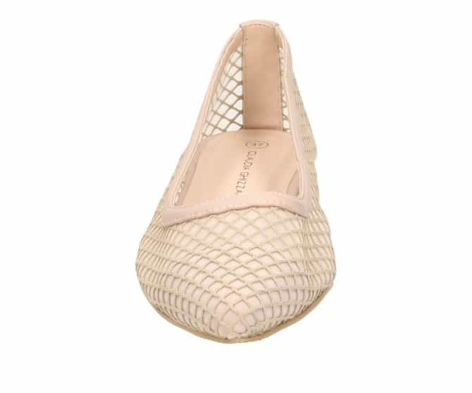 2AA2492009 7600 Nude PU Combo Ballerina