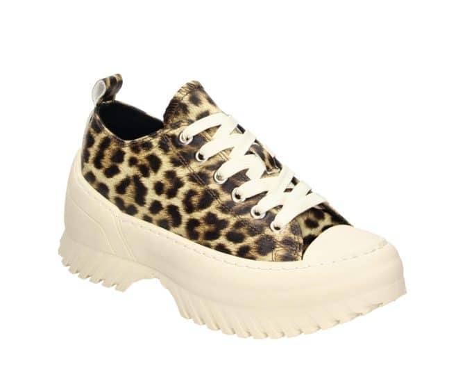 2AA2580301 3900 Leopard Textile Sneaker