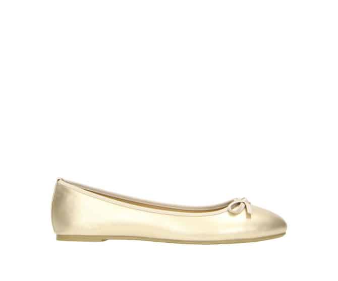 2BB0382001 8500 Gold PU Ballerina