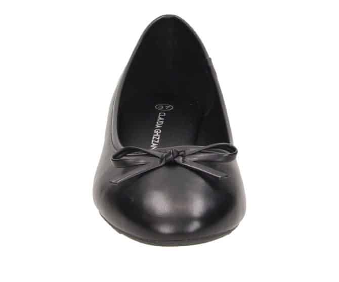 2BB1742010 2100 Black PU Ballerina