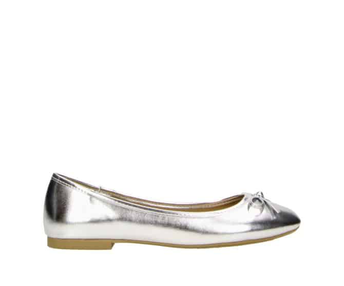 2BB1742010 8200 Silver PU Ballerina