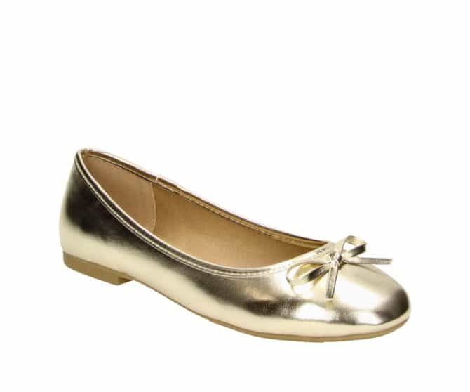 2BB1742010 8500 Gold PU Ballerina