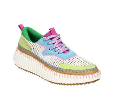 2BR0040101 4694 Mint-Lime Textile Combi Sneaker