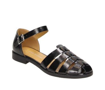 2DD0920801 2100 Black PU Metallic Sandal