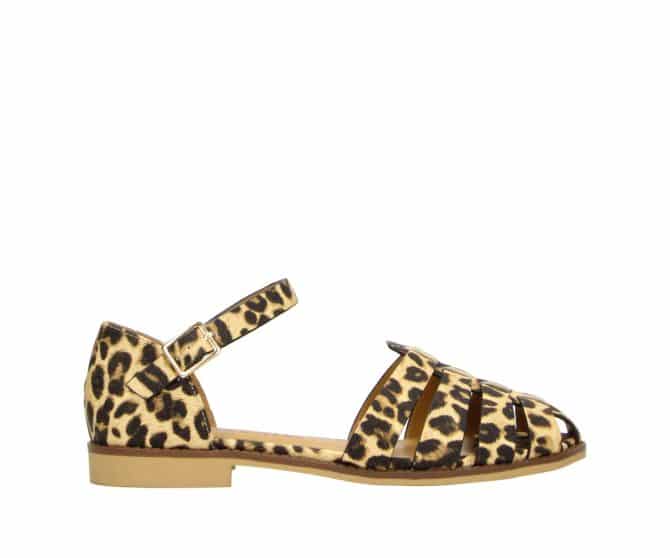 2DD0920801 3900 Leopard PU Nubuck