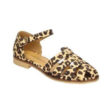 2DD0920801 3900 Leopard PU Nubuck