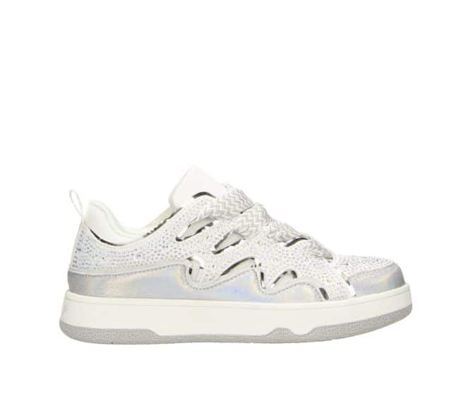 2FF1110103 8211 Silver-White Textured Combi Sneaker