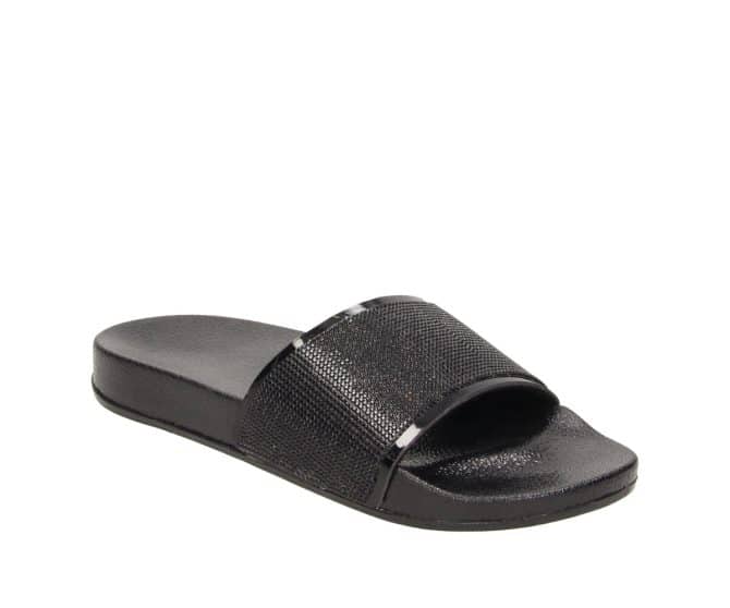 2FP0130702 2100 Black PU Slipper