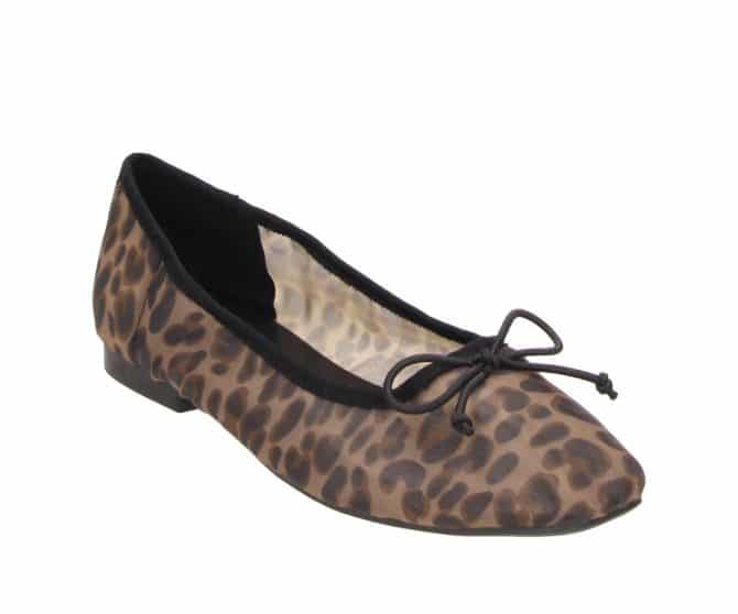 2GY0422001 3439 Beige-Leopard Textile Ballerina