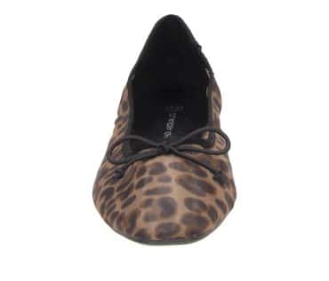 2GY0422001 3439 Beige-Leopard Textile Ballerina