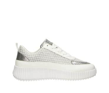 2JK0750108 1182 White-Silver PU Combi Sneaker