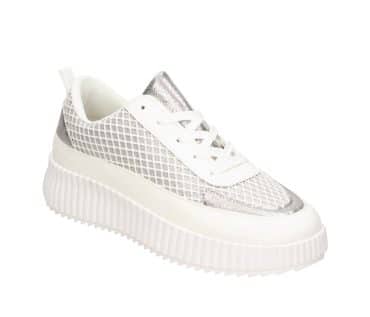 2JK0750108 1182 White-Silver PU Combi Sneaker