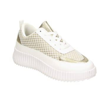 2JK0750108 1185 White-Gold PU Combi Sneaker