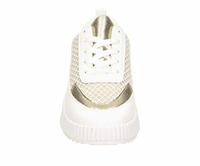 2JK0750108 1185 White-Gold PU Combi Sneaker