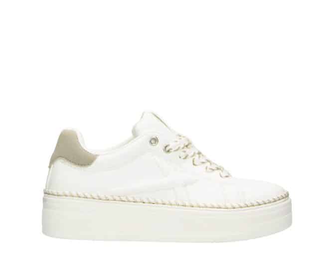 2JK1210101 1138 White-Sand PU Sneaker