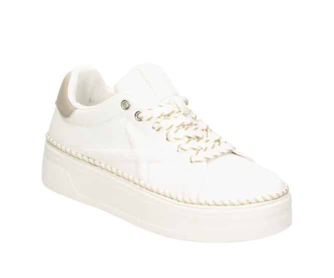 2JK1210101 1138 White-Sand PU Sneaker