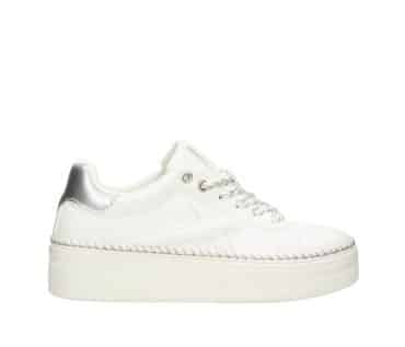 2JK1210101 1182 White-Silver PU Sneaker