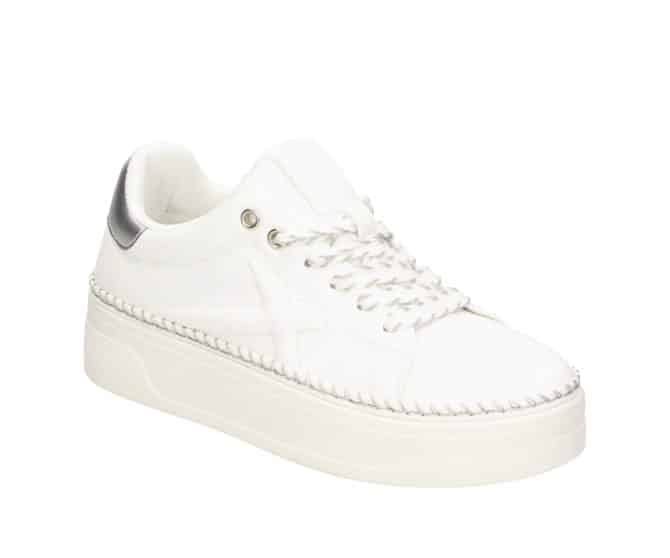 2JK1210101 1182 White-Silver PU Sneaker