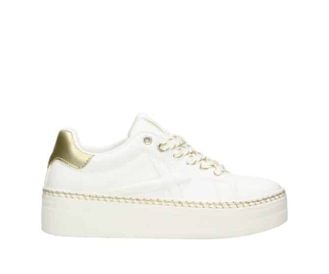 2JK1210101 1185 White-Gold PU Sneaker