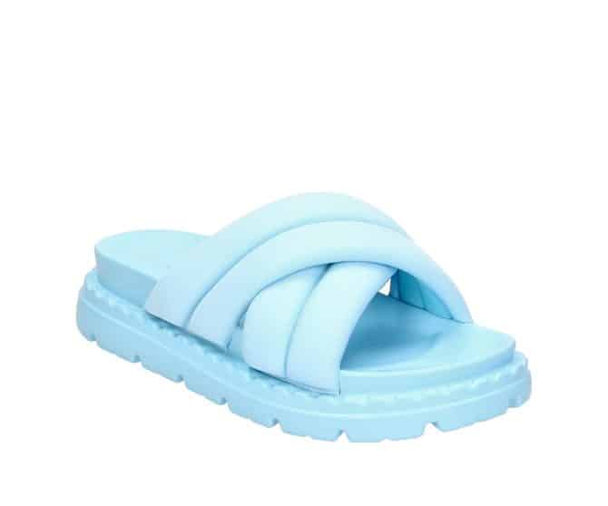 2PT0090703 4400 Light Blue Textile Sandal