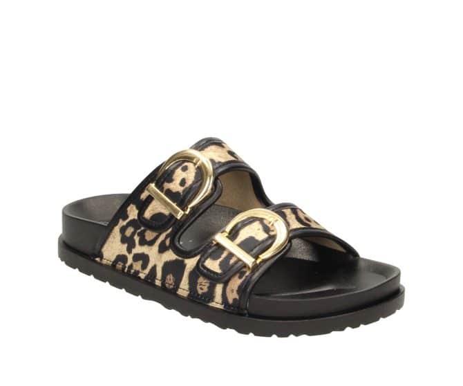 2PT0390703 3921 Leopard-Black Textile Combo Sandal