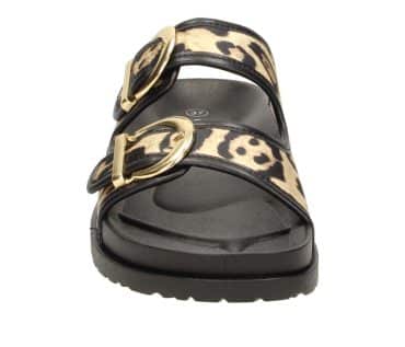 2PT0390703 3921 Leopard-Black Textile Combo Sandal