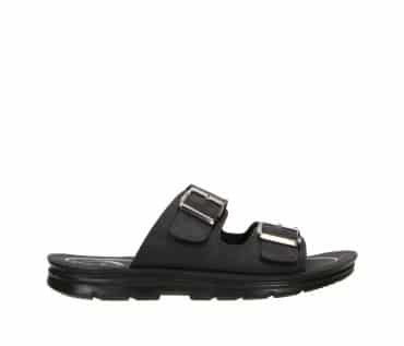 3ER1090701 2100 Black PU Nubuck Men’s Sandal