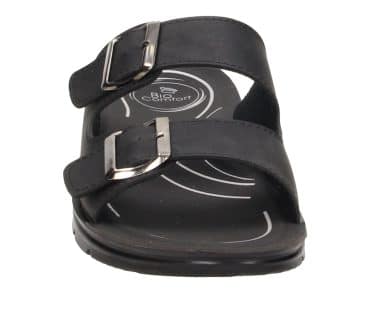 3ER1090701 2100 Black PU Nubuck Men’s Sandal