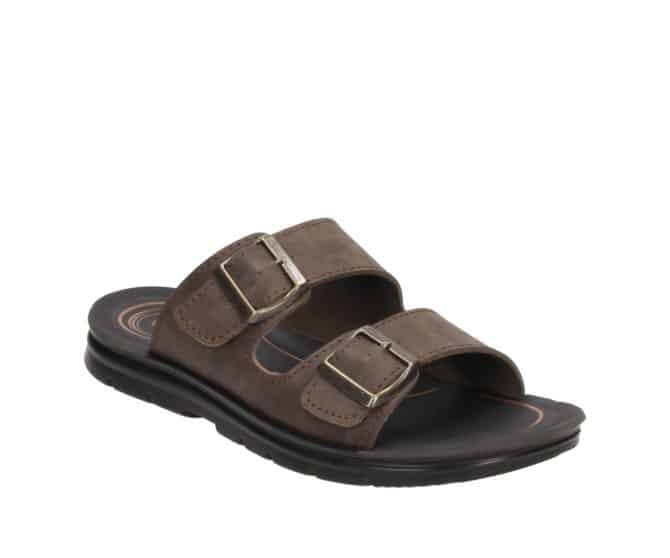 3ER1090701 3500 Dark Brown PU Nubuck Men’s Sandal