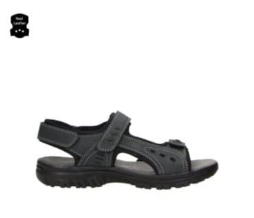 3MG0010801 2100 Black Leather Men’s Sandal